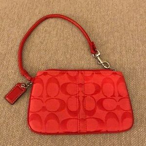 Coach Signature C wristlet